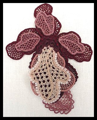 needlelace brooch